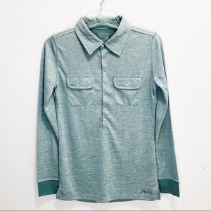 Dakine Eva NWT Athleisure Long Sleeve Button Up Shirt M